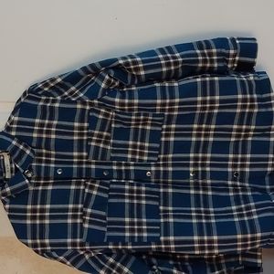Thick Plaid Button down shirt/jacket